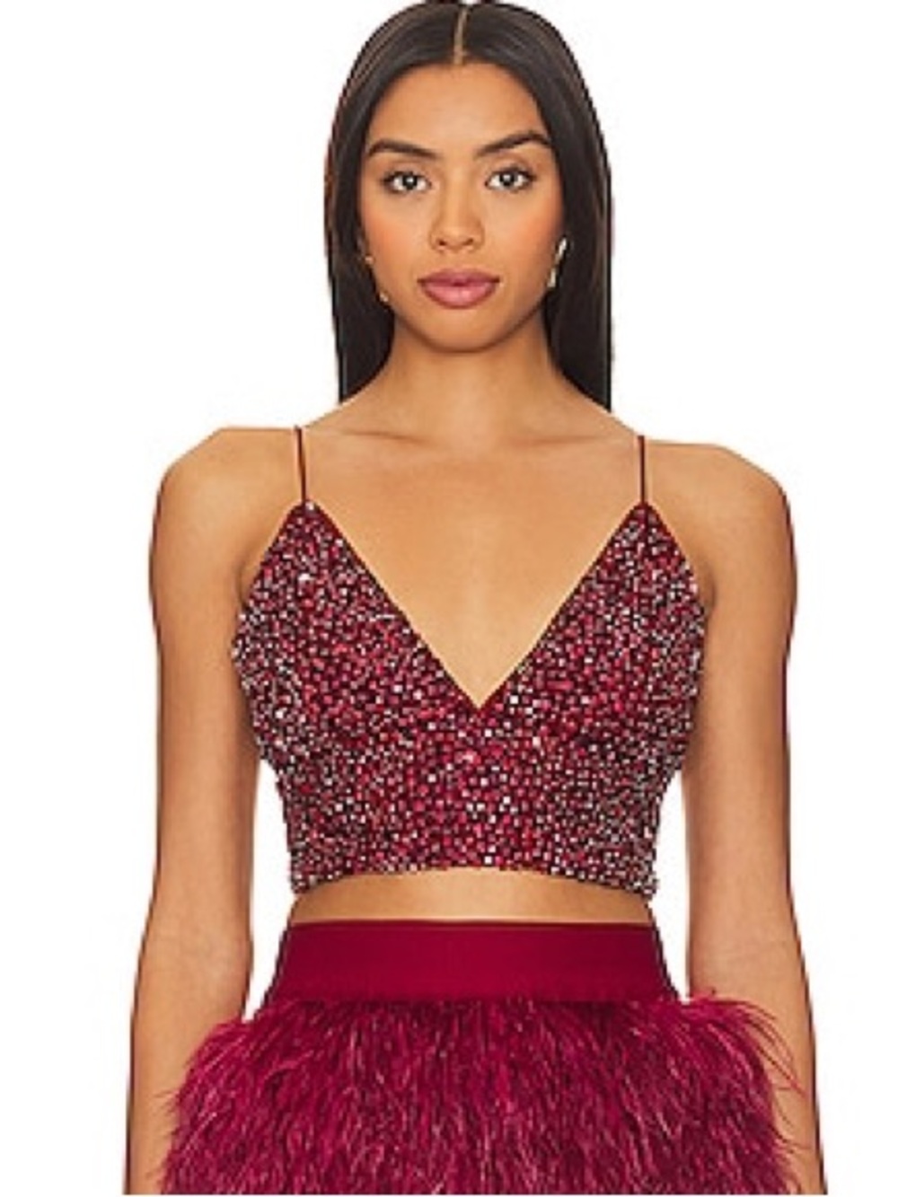 NEVER BEEN WORN sequin Alice & Olivia Bralette